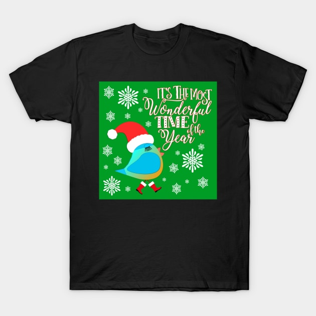 Christmas is the Most Wonderful Time of the Year. Peace and Joy to All! T-Shirt by innerspectrum